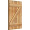 Ekena Millwork Joined Board-n-Batten Shutters w/Z-Bar, Rough Sawn Western Red Cedar, 21 1/2W x 32H, PR RBJ06Z21X032RWR - alternate 4